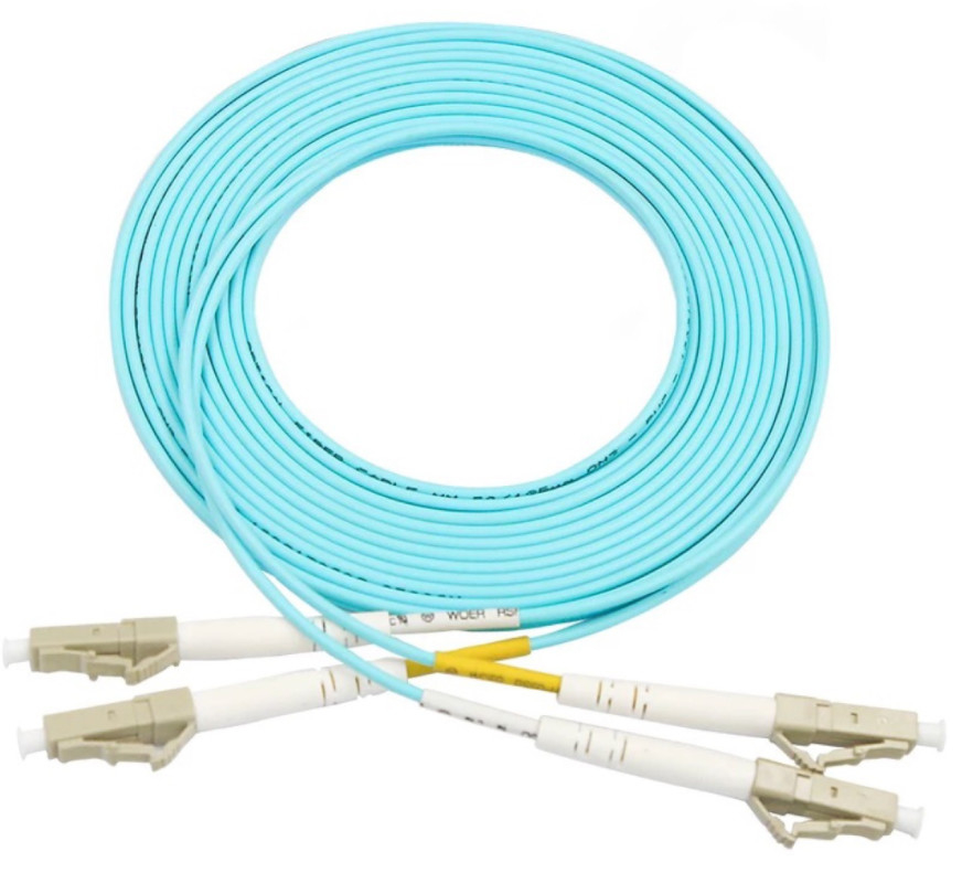 гибкий провод OM3/OM4 3Meter lc lc PVC LSZH дуплекса 10 гигабит мультимодный