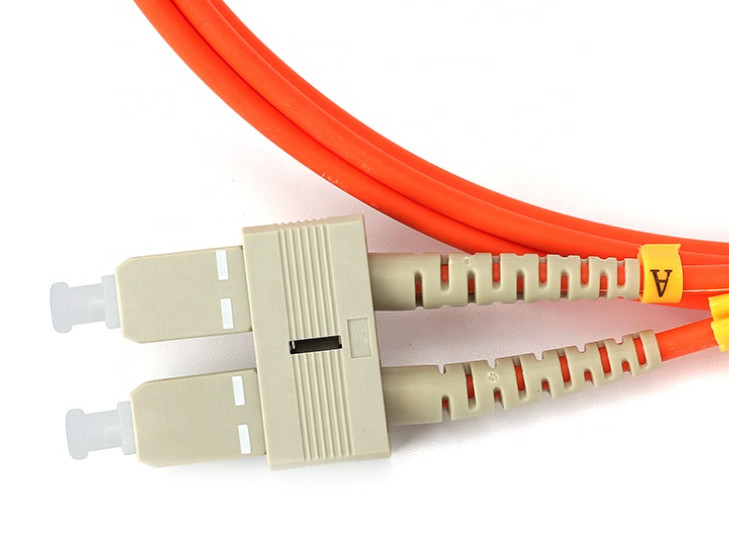 PVC SC LC двухшпиндельный мультимодный 50/125 LSZH гибкого провода OM2 оптического волокна 2.0mm 3.0mm