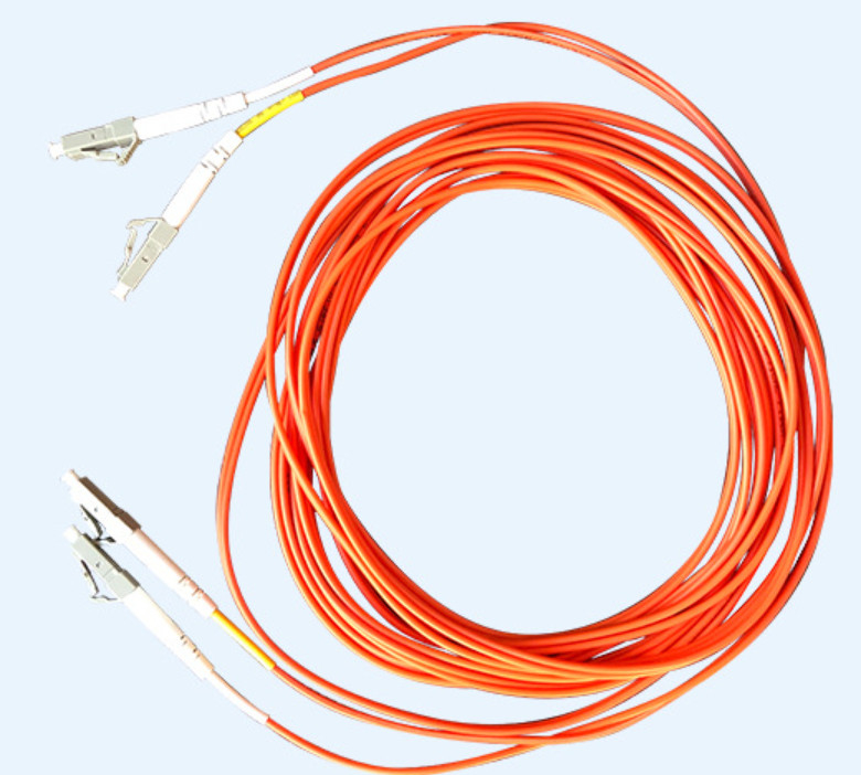 PVC SC LC двухшпиндельный мультимодный 50/125 LSZH гибкого провода OM2 оптического волокна 2.0mm 3.0mm