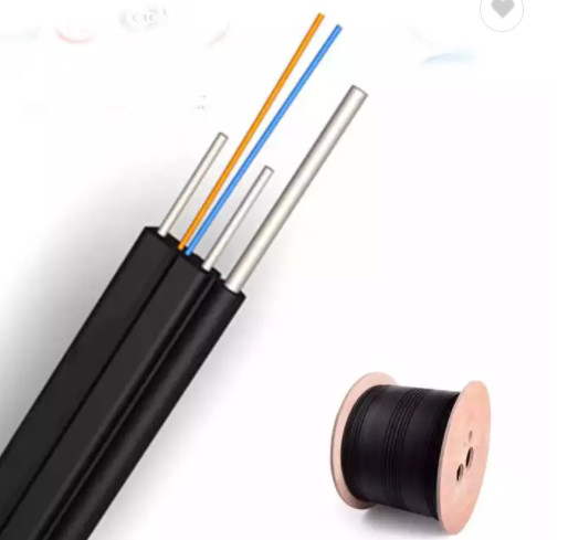 Наружный оптоволоконный кабель 1/2/4 Core G657A 2 км Многомодовый кабель FTTH Drop GJYXCH
