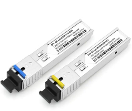 Соединитель BIDI SC 1310/1550nm SFP 1.25G 20km приемопередатчика оптического волокна одиночного режима