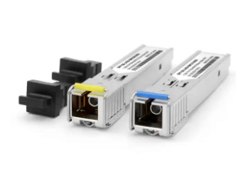 Соединитель BIDI SC 1310/1550nm SFP 1.25G 20km приемопередатчика оптического волокна одиночного режима