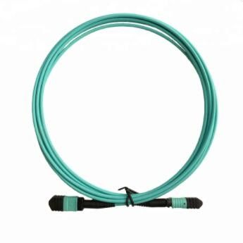 Ядр LSZH 3m кабельного соединителя 12 MPO, кабель хобота оптического волокна OM3 MM