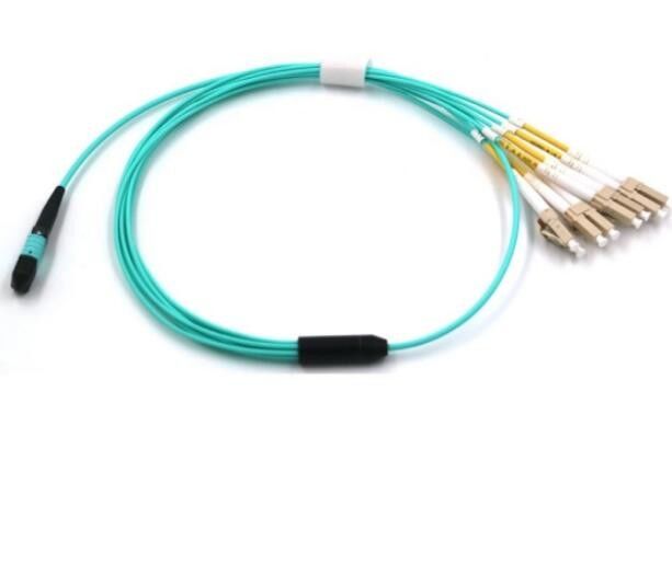 длина волны теста РАЗВЕТВИТЕЛЯ LSZH 1310nm ядра OM3 MM оптического волокна MPO 8 2M