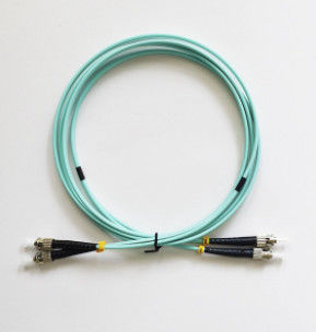 ST 2M к цвету AQUA кабеля заплаты многорежимного волокна ST для FTTH