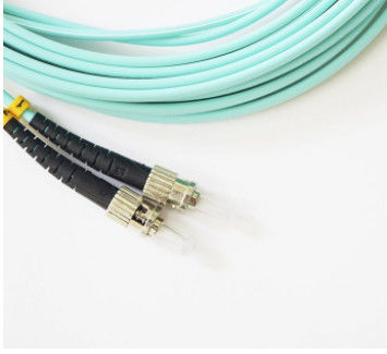 ST 2M к цвету AQUA кабеля заплаты многорежимного волокна ST для FTTH