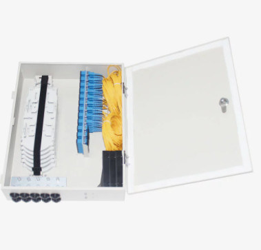 Fiber Distribution Box Wall-Mounted Installation Suitable For FC, SC, ST Adapter