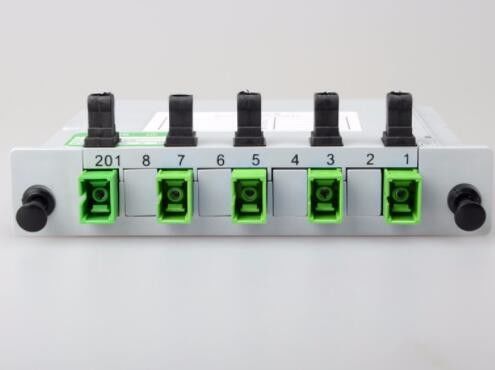 Соединитель Sc Apc Splitter 1x4 оптического волокна кассеты для сетей PON