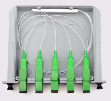 Соединитель Sc Apc Splitter 1x4 оптического волокна кассеты для сетей PON