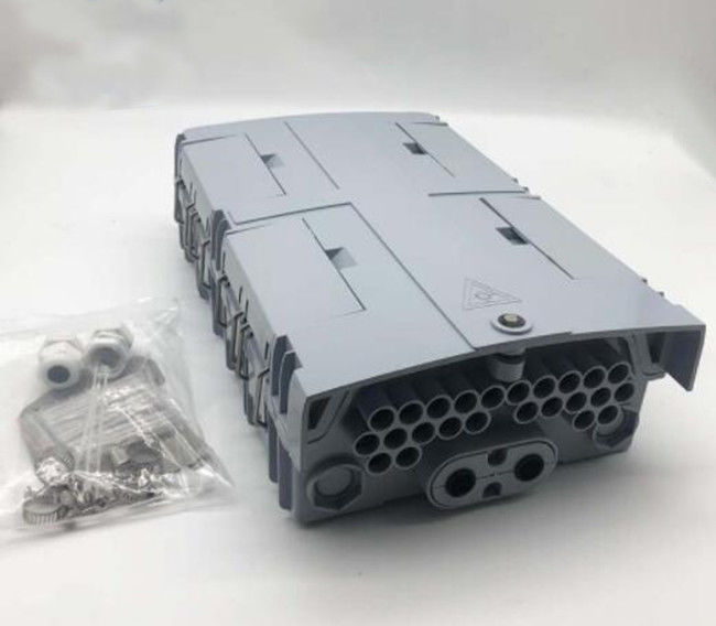 На открытом воздухе ЦВЕТ СЕРОГО ЦВЕТА коробки распределения IP65 оптического волокна ядра ABS 24 DistributionPC оптического волокна