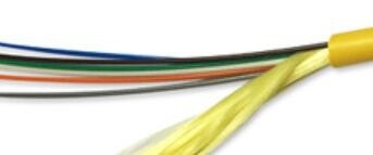 Ядр цвета GJFJV-6B1 9/125 желтое 6 OD 4.5mm оптического кабеля SM мягкое крытое