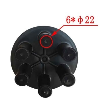 Цвет 6 ABS ПК закрытия 24F 48F 72F 96F PP замка для канатов стекловолокна портов материальный черный
