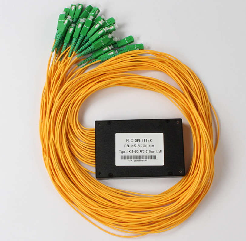 Стекловолокно Splitter SC APC 1x32 для отрезков провода 1260nm 2.0MM - длины работы 1650nm
